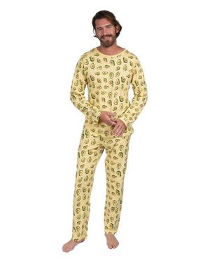 Leveret Loose Fit Cotton Matching Family Pajamas, Animal & Nature Prints - Metallic