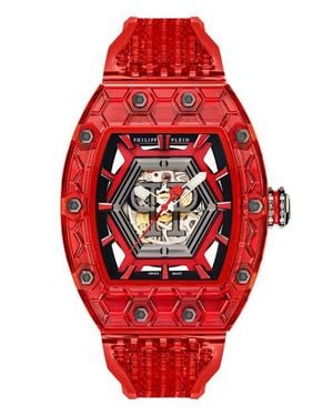 Philipp Plein Watch Hexagon - Red