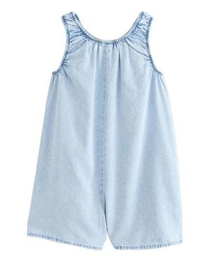 Next Kids' Denim Romper - Blue
