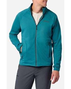 Marmot Leconte Full Zip Fleece Jacket - Blue