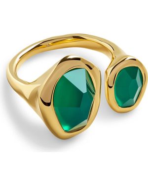 Monica Vinader Odyssey Onyx Open Ring - Blue