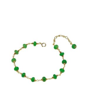 seree Jillian Jade Beaded Bracelet - Blue