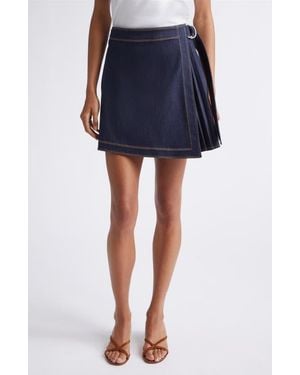Cinq À Sept Tammi Denim Miniskirt - Blue