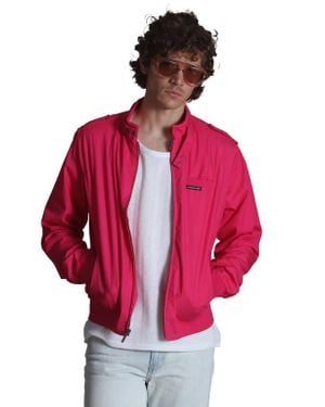 Members Only Classic Iconic Racer Jacket - Red