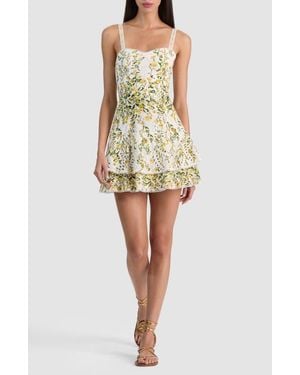 edikted pointelle ruffle mini dress Backless Ruffle Detailing Mini Dress in Ivory - 14