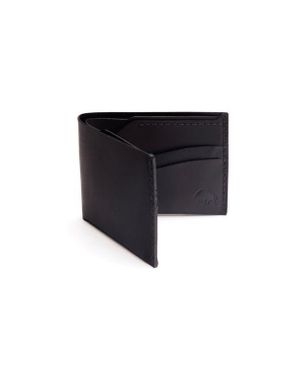 EZRA ARTHUR No. 6 Classic Bifold Wallet - Black