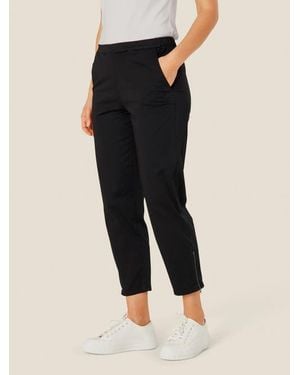 Masai Mapadme Elastic Waist Cropped Pants - Black