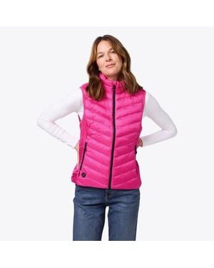 Mobile Warming Backcountry Xtera Packable Heated Puffer Vest - Red