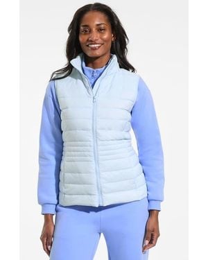 Lands' End Wanderweight Packable Ultralight Down Vest - Blue