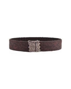 Armenta Leather Bracelet - Brown