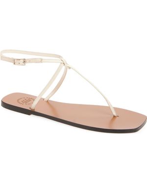 Atp Atelier Alassio Ankle Strap Sandal - White