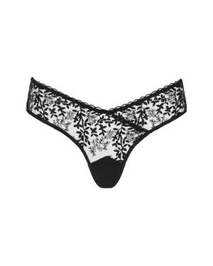 Huit Desir Lace Tanga - Black