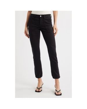 Mavi Ivy Twill Sweatpants - Black