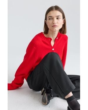 ALMINA CONCEPT Knit Cardigan - Red