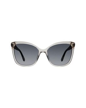 Stuart Weitzman 56Mm Gradient Butterfly Sunglasses - Gray