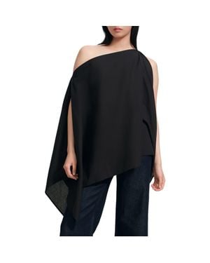 MARCELLA Jas Asymmetric Tunic - Black