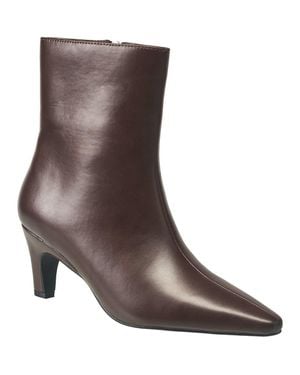 French Connection Alex Kitten Heel Bootie - Brown