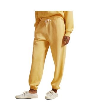 Polo Ralph Lauren Cotton Blend Fleece Sweatpants - Yellow