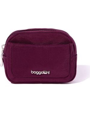 Baggallini Mini Pocket Cosmetic Bag - Purple