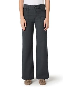 PAIGE Anessa High Waist Wide Leg Jeans - Black