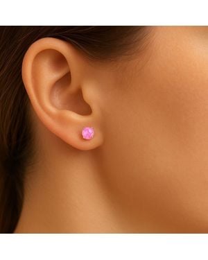 Donatello Gian Sterling Opal Studs - Pink