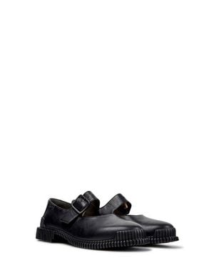 Camper Pix Mary Jane Flat - Black