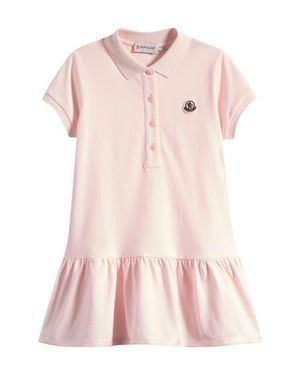Moncler Kids' Piquè Polo Dress - Pink