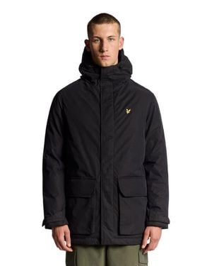 Lyle & Scott Heavyweight Hooded Parka - Black