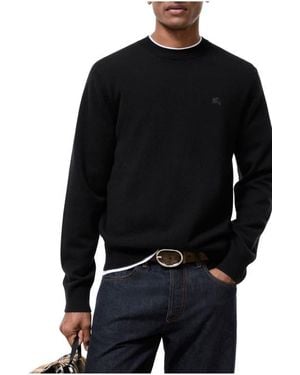 Burberry Cashmere Blend Sweater - Black