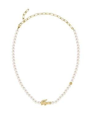 Lacoste Matchpoint Necklace - White