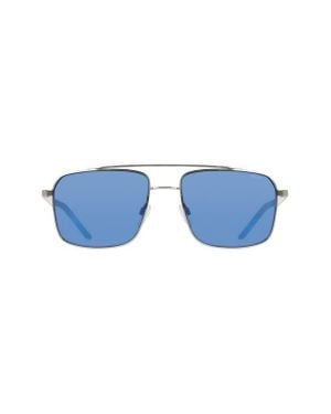 Nike Traveler Strike 58Mm Rectangular Sunglasses - Blue