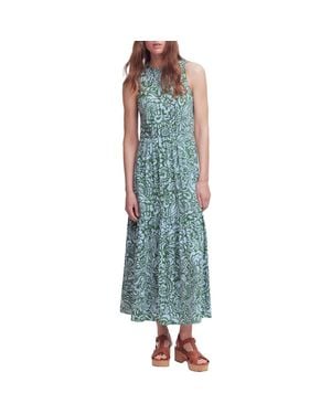 Boden Camalie Tiered Jersey Maxi Dress - Green