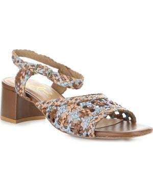 Bos. & Co. Wendi Ankle Strap Sandal - Metallic