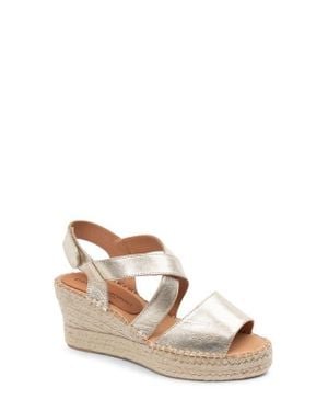 Patricia Green Penny Platform Wedge Espadrille Sandal - Natural