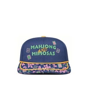 Girl Tribe Co. Mahjong Embroidered Hat - Blue