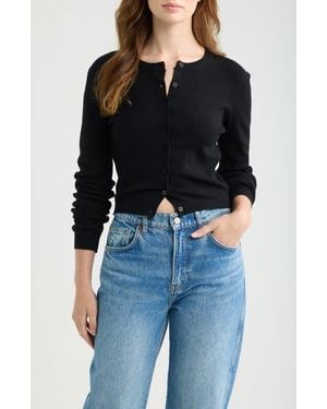 DELUC Clark Crop Cardigan - Black