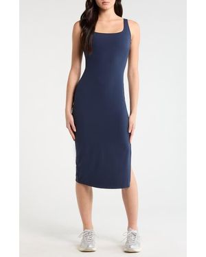 Mpg Cloud Body-Con Midi Dress - Blue