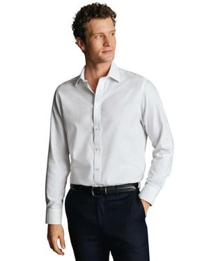 Charles Tyrwhitt Non-Iron Royal Oxford Shirt - White