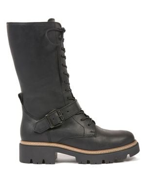 Celtic & Co. Strap Detail Mid Calf Boot - Black