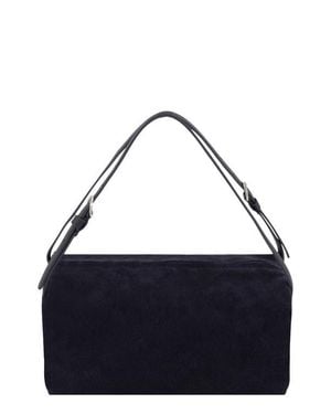 Vince Josie Suede Top Handle Bag - Blue
