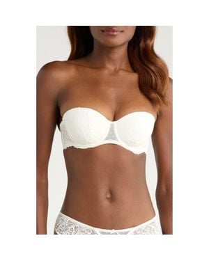 Hunkemöller Posie Lace Padded Underwire Bra - White