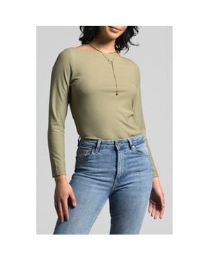 WEEKEND LOS ANGELES Arabella Rib Top - Blue