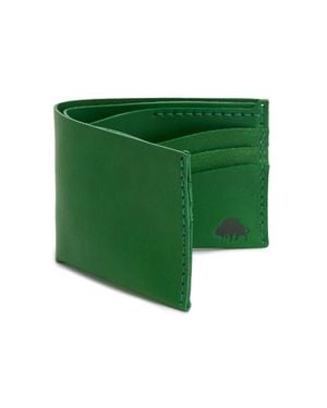 EZRA ARTHUR No. 6 Classic Bifold Wallet - Green