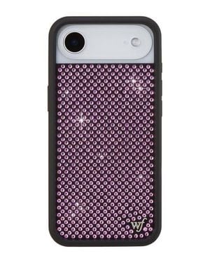 Wildflower Cases Rhinestone Iphone 17/17E/Air/17 Pro/17 Pro Max Case - Purple