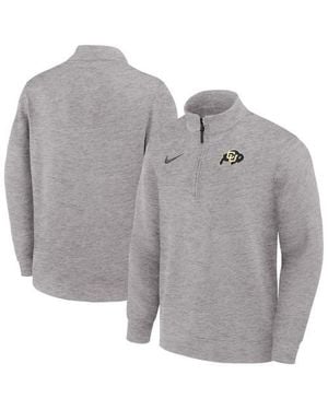 Nike Colorado Buffaloes Coaches Dri-Fit Half-Zip Pullover - Gray