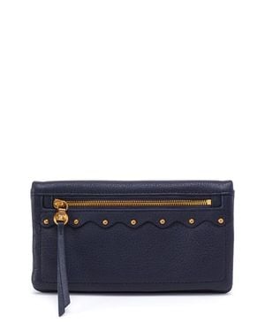 Hobo International Lumen Leather Continental Wallet - Blue