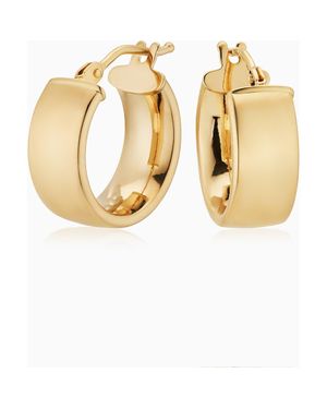 Oradina 14K The One Hoops - Metallic