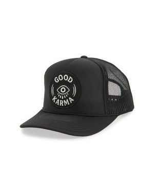 Friday Feelin Good Karma Trucker Hat - Black