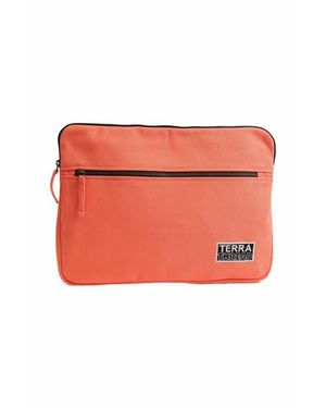 Terra Thread 15.6-Inch Organic Cotton Laptop Sleeve - Orange