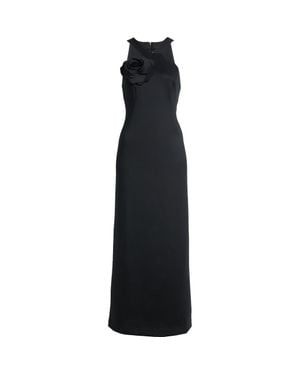 Lilly Pulitzer Gianna Rosette Halter Maxi Dress - Black